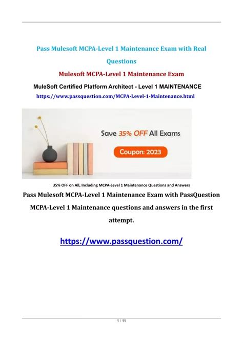 MCPA-Level-1-Maintenance Prüfungs Guide