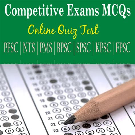 MCQS Online Tests
