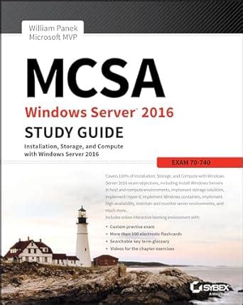 Full Download Mcsa Windows Server 2016 Study Guide Exam 70740 By William Panek