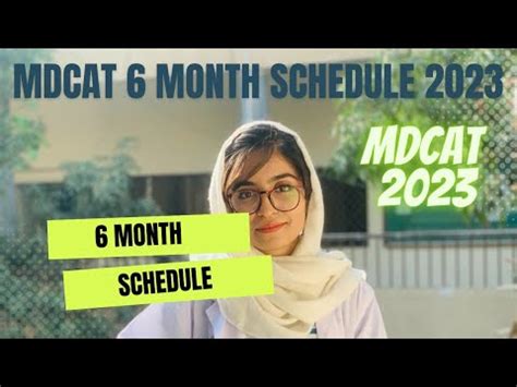 MDCAT 6 MONTH SCHEDULE 2024 MDCAT BEST SCHEDULE …