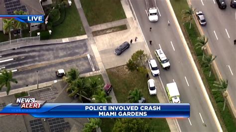 MDFR responds to police-involved car crash in Miami Gardens