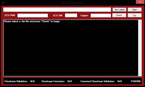 ME7Check: Checksum checker for ME7