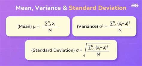 Mean, Variance and Standard Deviation - GeeksforGeeks - wintechmobiles.com