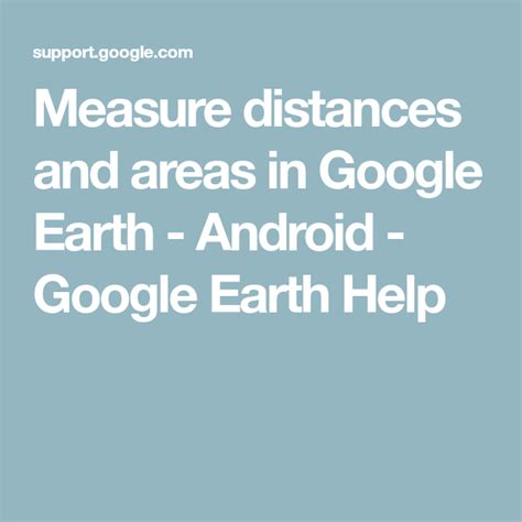 Measure distances and areas in Google Earth - wintechmobiles.com