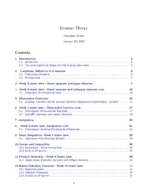 Measure Theory Princeton University MAT425 Lecture Notes - wintechmobiles.com