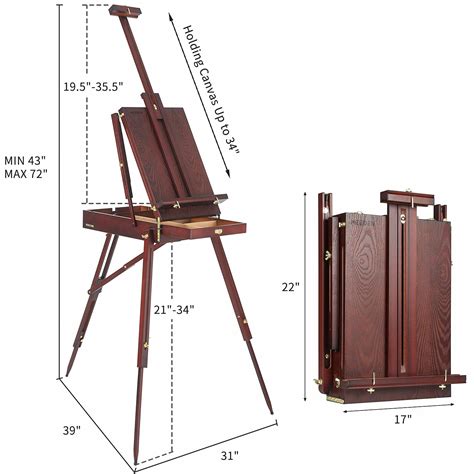 MEEDEN Portable Sketch Easel Box with Storage – MEEDEN ART