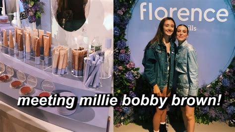 MEETING MILLIE BOBBY BROWN! florence by mills pop-up shop …