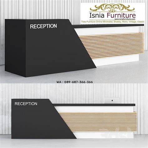 meja resepsionis kantor nama - meja resepsionis full kayu - meja kasir ... - raincitystudios.com