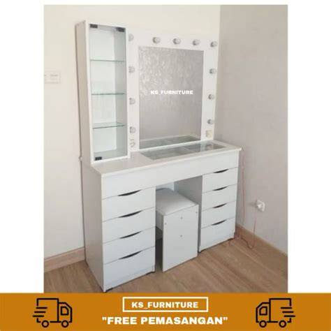 Meja Rias Lampu Murah | Storejati - raincitystudios.com