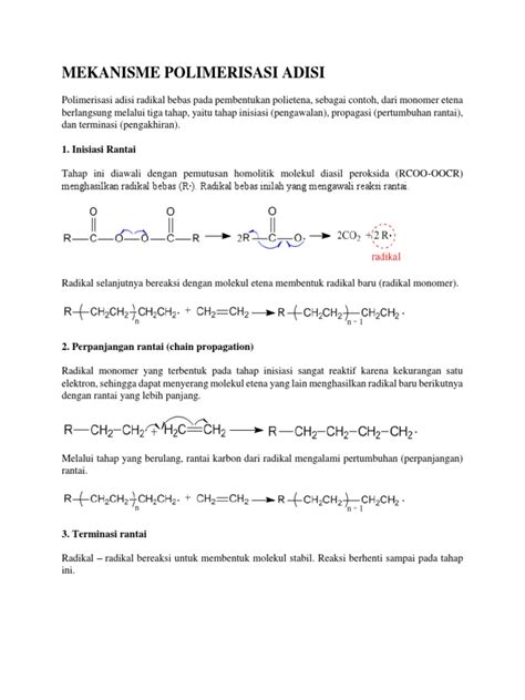 Mekanisme Polimerisasi Adisi Polietena | PDF - wintechmobiles.com