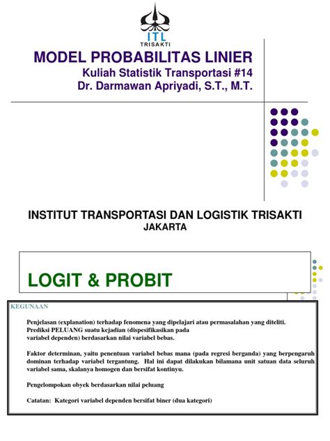 Memahami Output Analisis Logit dan Probit - Sekolah Statistics, Data ... - wintechmobiles.com