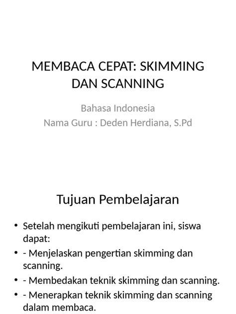 Membaca Skimming | PDF - coolestguyplanet.net