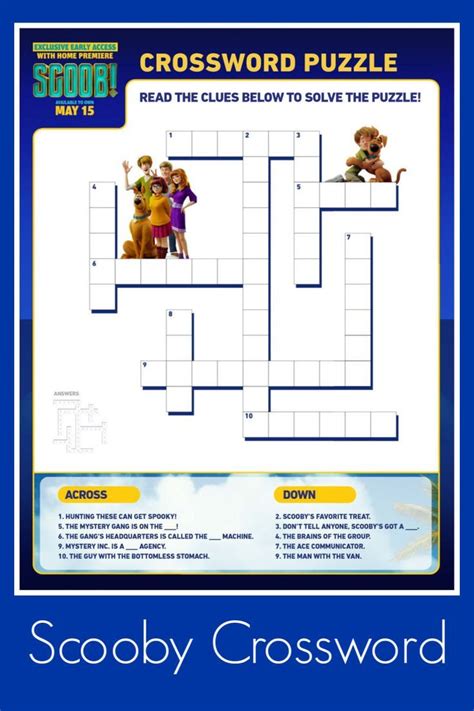 MEMBER OF SCOOBY DOO GANG Crossword Clue Wordplays.com