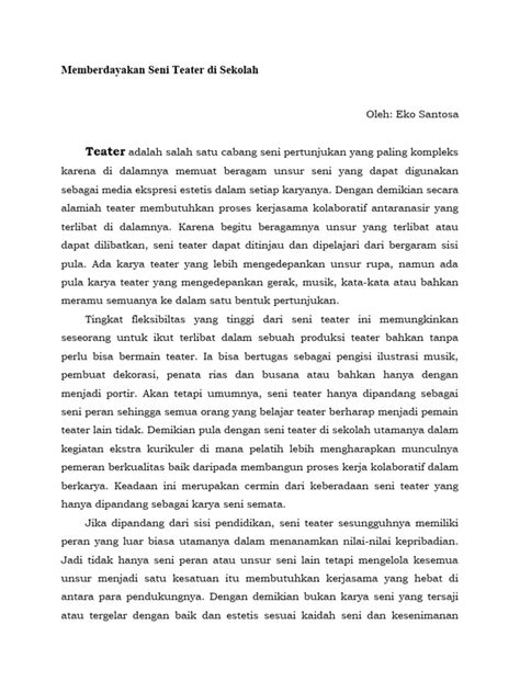 Memberdayakan Seni - Radar Jawa Pos - muktibox.com