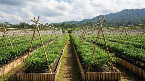 Membuat bedengan dari bambu #tanaman #jangkauan #fyp - raincitystudios.com