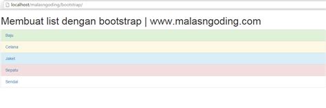 Membuat List Berwarna HTML - Dhanjunkie21 - coolestguyplanet.net