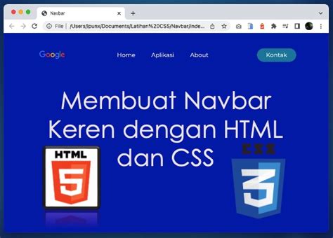 Membuat Navbar pada HTML dan CSS - CODEPOLITAN - coolestguyplanet.net