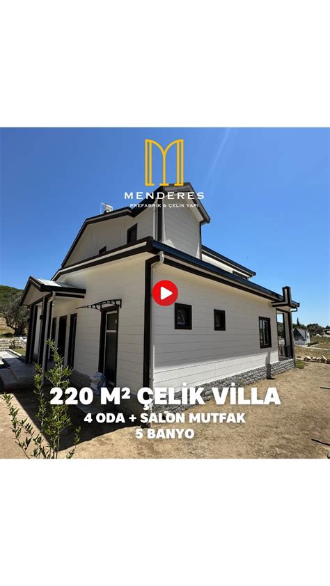 MENDERES PREFABRİK & ÇELİK VİLLA Babil hobi bahçeleri.