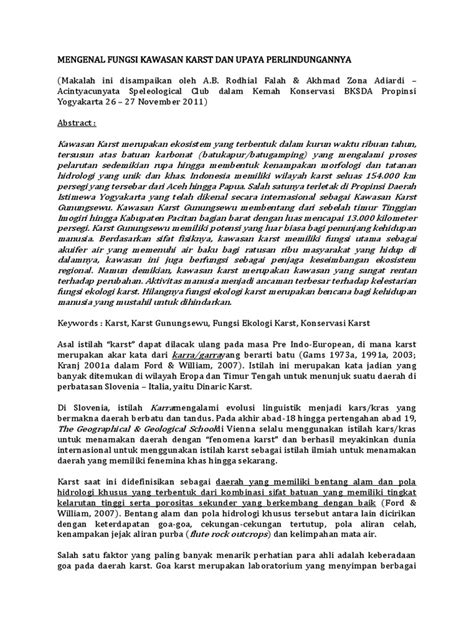 MENGENAL KAWASAN KARST - wintechmobiles.com