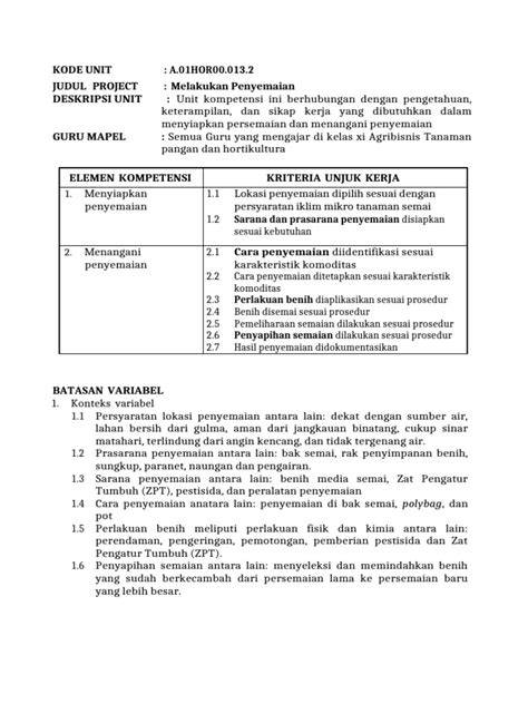 Mengenal Teknik Penyemaian dalam Hortikultura - raincitystudios.com