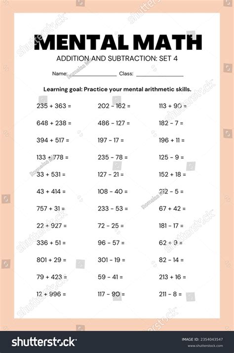 Mental Addition and Subtraction Tips - wintechmobiles.com