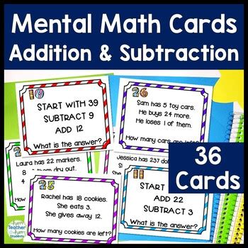 Mental Math Cards | Master Fast Math & Brain Training - wintechmobiles.com