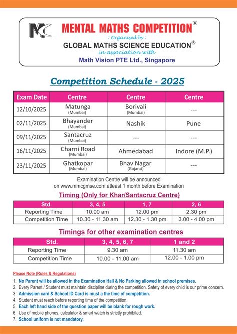 MENTAL MATH COMPETITION - The Economic Times - wintechmobiles.com