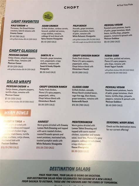 Menu | Chopt Creative Salad Co. - raincitystudios.com