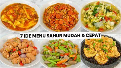 Menu cepat & mudah untuk berbuka! Tapi yang penting sedap - raincitystudios.com