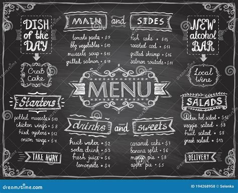 Menu Chalkboard, Black, 36" x 60" - WebstaurantStore - muktibox.com