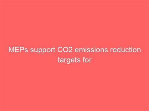MEPs support CO2 emissions reduction targets for trucks and buses 