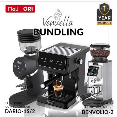 Mesin Kopi Espresso Benvolio-2 & Grinder Kopi Elektrik Dario 1S/2 ... - raincitystudios.com