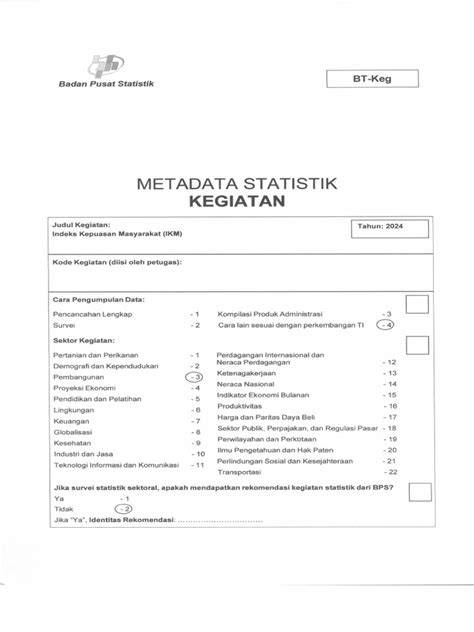 Metadata Statistik - Kompilasi Data Sosial dan Kemiskinan Kota … - raincitystudios.com
