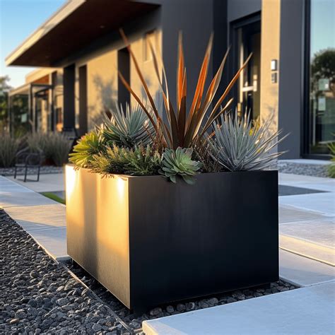 Metal Planters for Modern Outdoor Spaces | Yard Art, Inc - muktibox.com