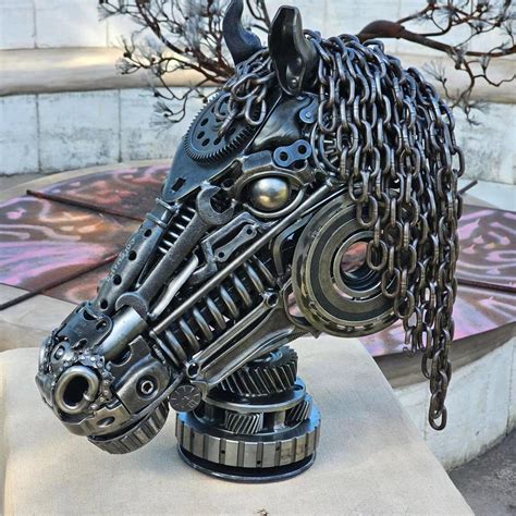 Metal Scrap Horse - Etsy - muktibox.com
