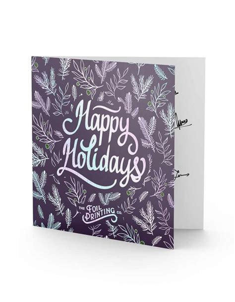 Metallic Foil Greeting Card Printing - Luxury Foil … - muktibox.com