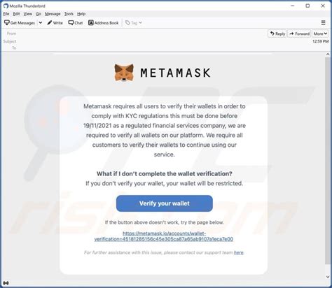Metamask Scam Email