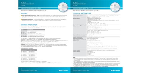 METASYS - European Product Catalog 2024 - Page 24