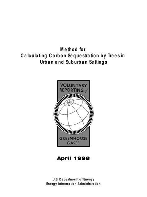 Method for Calculating Carbon Sequestration by Trees in Urban and ... - raincitystudios.com