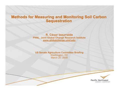 Methods for Measuring and Monitoring Soil Carbon - raincitystudios.com
