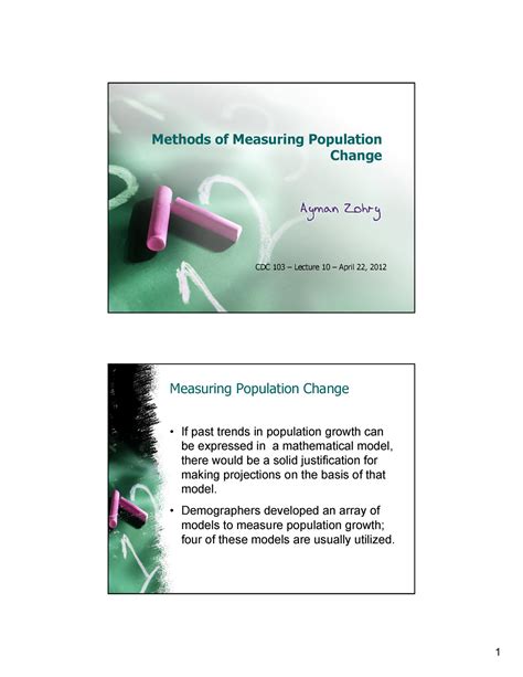 Methods of Measuring Population Change - ZOHRY - wintechmobiles.com