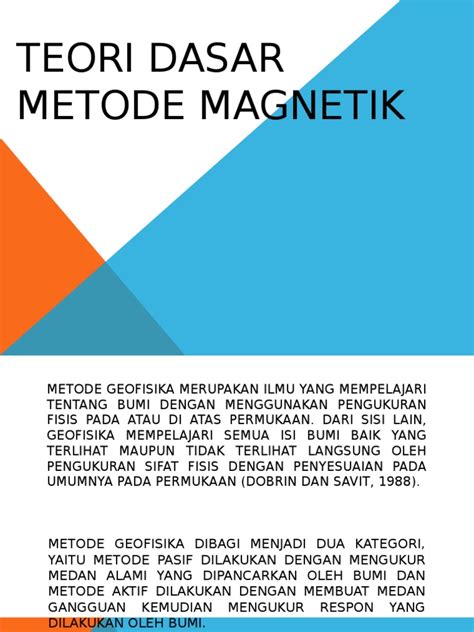 Metode Magnetik – HMTG "MAYAPADA" ITERA - wintechmobiles.com