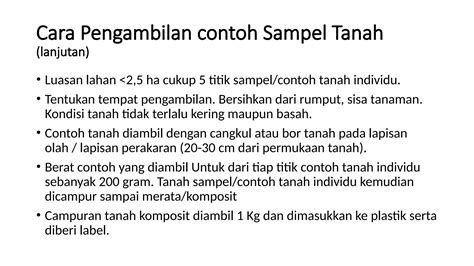 Metode Pengambilan Sampel Tanah | PDF - Scribd - wintechmobiles.com