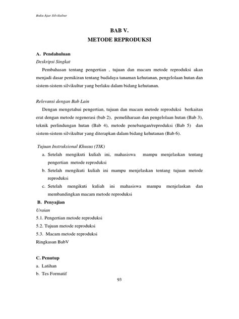 Metode Reproduksi dalam Silvikultur | PDF - Scribd - raincitystudios.com