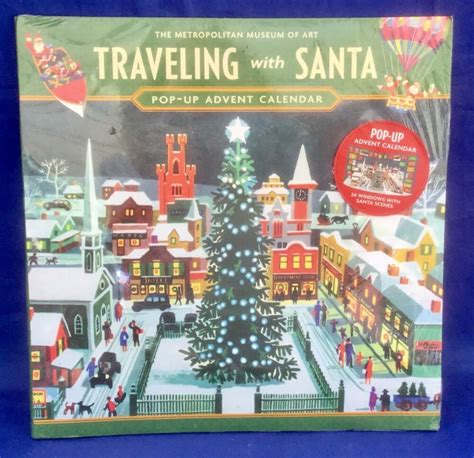 METROPOLITAN MUSEUM OF ART 3D POP UP XMAS TREE ADVENT CALENDAR 16 7/8