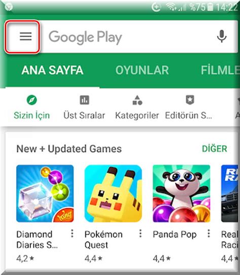 MEmu'yu başlatın ve ana sayfada Google Play'i açın 3.