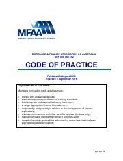 MFAA Code Practice