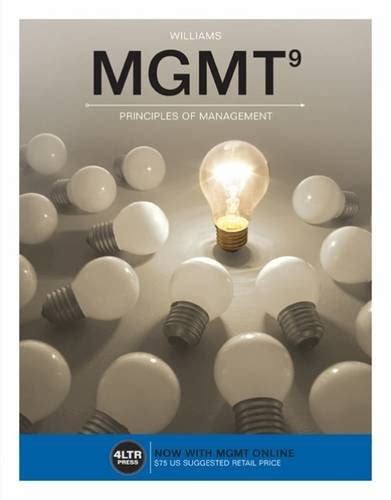 Read Mgmt Principles Of Management By Chuck  Williams