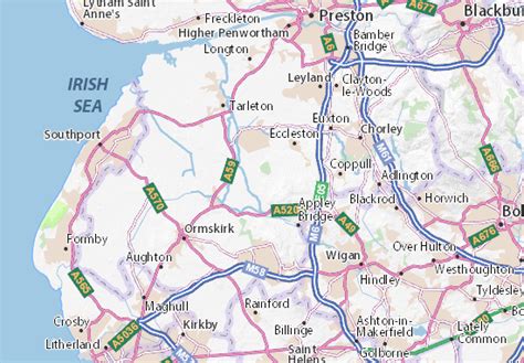 MICHELIN Bispham map - ViaMichelin