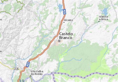 MICHELIN Castelo Branco map - ViaMichelin